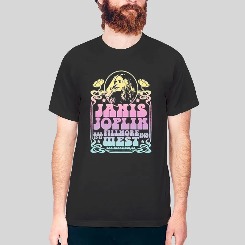 Fillmore West Janis Joplin Tshirt