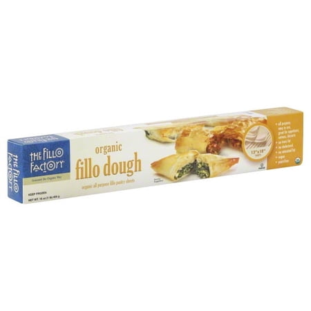 Fillo Factory Organic White Fillo Dough, 16 Ounce -- 12 per case.