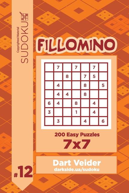 Fillomino Sudoku Fillomino - 200 Easy Puzzles 7x7 (Volume 12), Book 12, (Paperback)