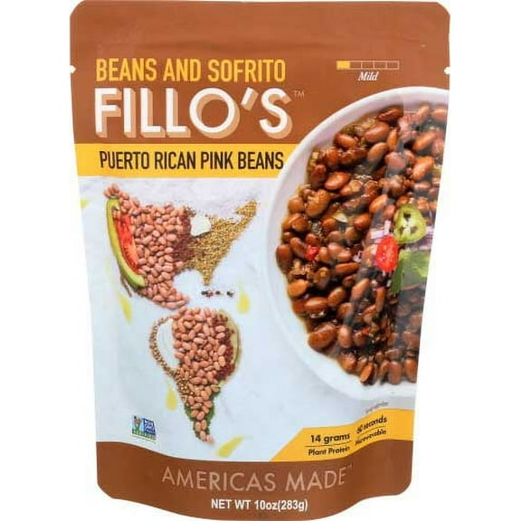 Fillos Puerto Rican Pink Beans and Sofrito, 10 Ounce -- 6 per case