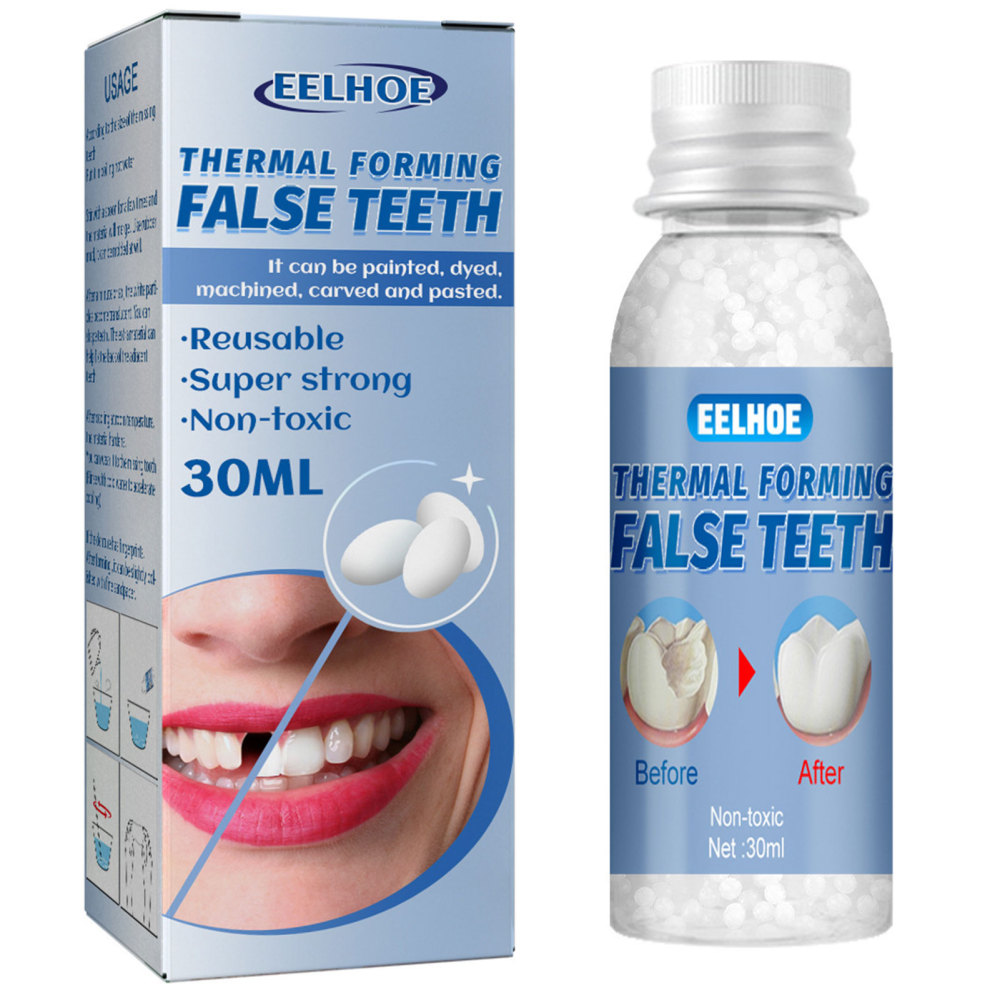 Fills Gaps Dental Restoration Resin False Teeth Solid Glue Denture Adhesive for Excessive Teeth