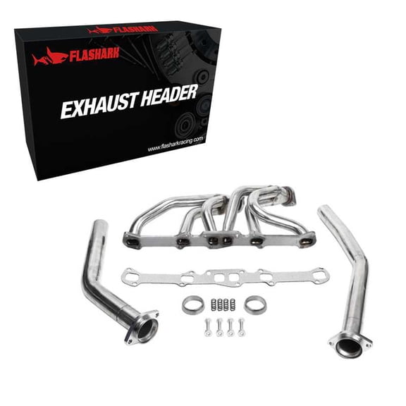 Filluck Tube Headers, Stainless Steel Exhaust Headers for 1960-1983 Ford & Mercury Inline 6 (L6) Engines 144/170/200/250 CID, 10-15HP & Torque Gain, Direct Fit Replacement