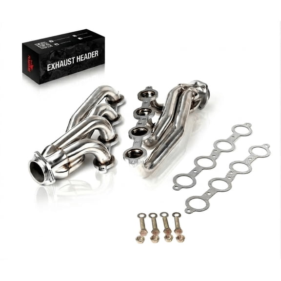 Filluck Tube Headers, Stainless Steel Exhaust Headers for 1997-2003 Ford F150 F250 Expedition 4.6L V8, 10-15HP & Torque Gain, Direct Fit Replacement