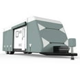 thumbnail image 1 of Upgraded Travel Trailer RV Cover, Heavy Duty 6 Layers Anti-UV Top Panel, Durable Camper Cover, Fits 26.1-28.6FT Motorhome -Breathable, Watertight, Rip-Stop, 1 of 14