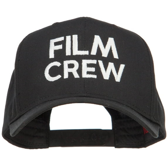 Film Crew Embroidered Twill Pro Cap - Black OSFM