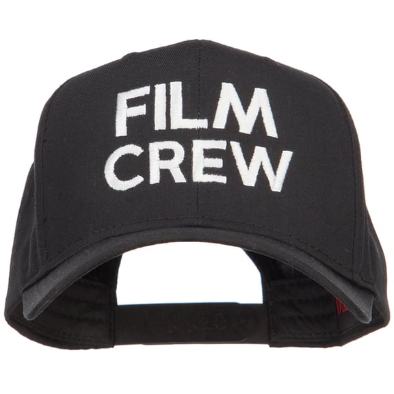 Film Crew Embroidered Twill Pro Cap - Black OSFM