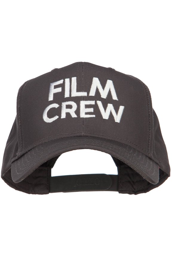 Film Crew Embroidered Twill Pro Cap - Charcoal OSFM
