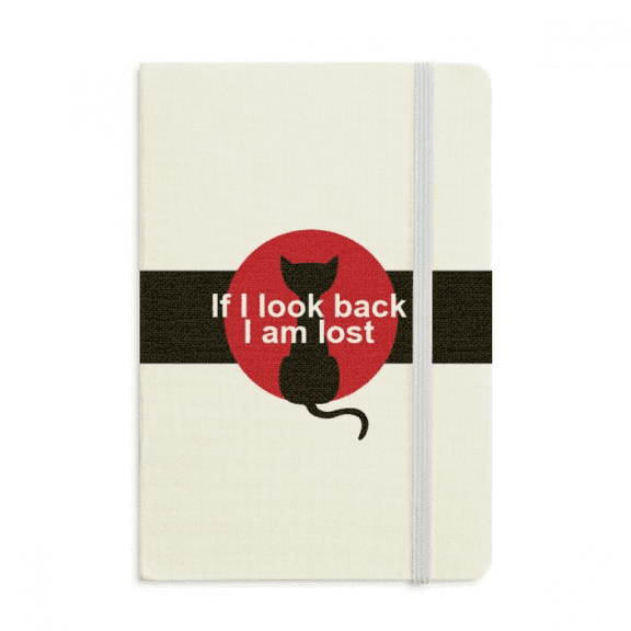 Film Dialogue Never Look Back Notebook Official Fabric Hard Cover Classic Journal Diary