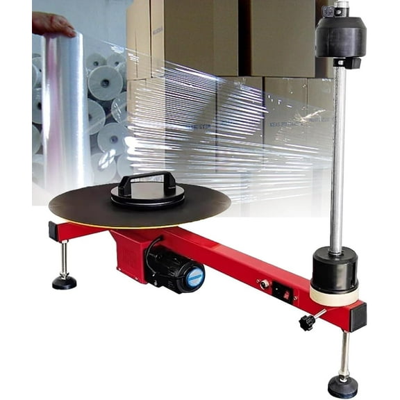 Film Dispenser Wrapping Machine, Electric Stretch Film Wrapping Machine, Heavy Duty Film Wrapping Machine Pallet Box Shrink Machine