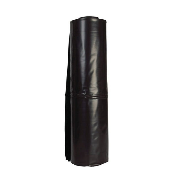 Film-Gard 8' X 100' Black Polyethylene Construction Sheeting, 6 mil