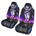 thumbnail image 1 of Film Joker Harley Quinn Car Seat Covers Accessories Vehicle Front Seat Protective Mat Cover 2pcs Universal Fit For SUV Sedan Van Trucks, 1 of 8