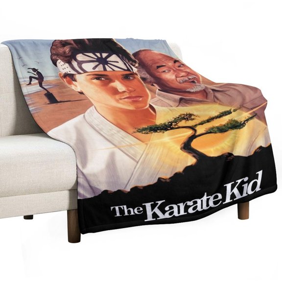 Film The Karate Kid 1984 Movie Luxury Flannel Blanket - Super Soft Anti-Static Plush Warm Blanket for Sofa Bed - Extra Large Cozy Blanket for Men and Women, Home Decor Gift.