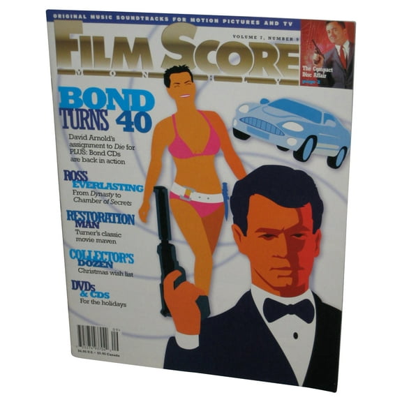 Film Score Original Music Soundtracks Bond Turns 40 Vol. 7 No. 9 Magazine Paperback Book