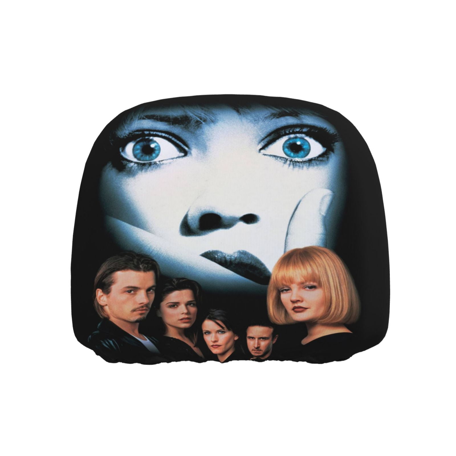 Film Scream Ghostface Killer Car Headrest Cover Protector Accessories