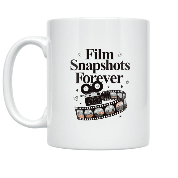 Film Snapshots Forever - Film Photography Fan - 11 oz Ceramic Coffee Mug