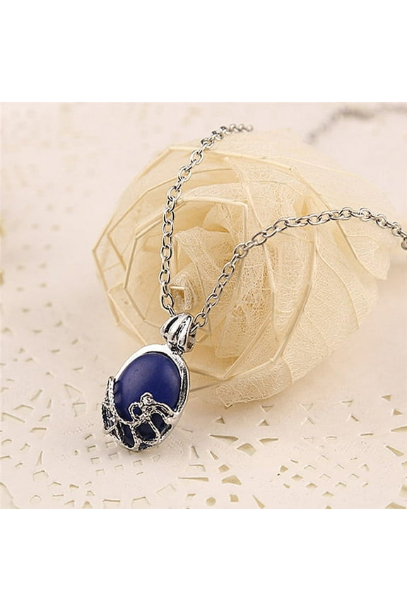Film The Vampire Diaries Katherine Anti-sunlight Lapis Lazuli Pendant Neckl.q WA