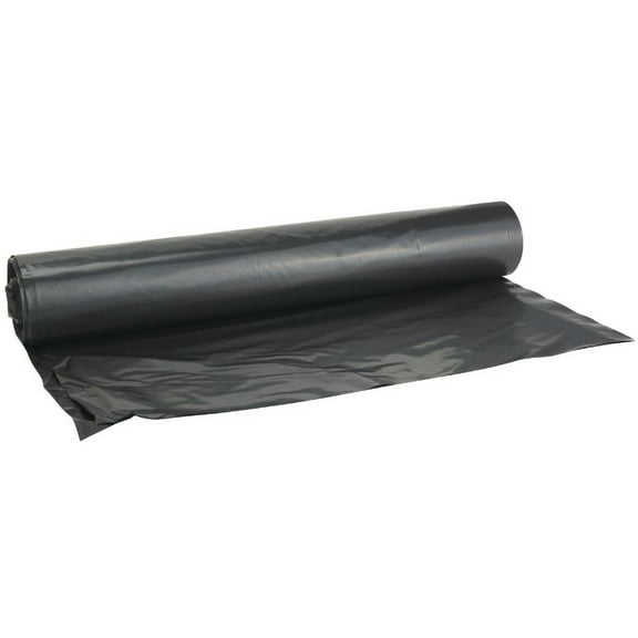 Film-gard 20' X 50' Black Polyethylene Construction Sheeting, 4 Mil