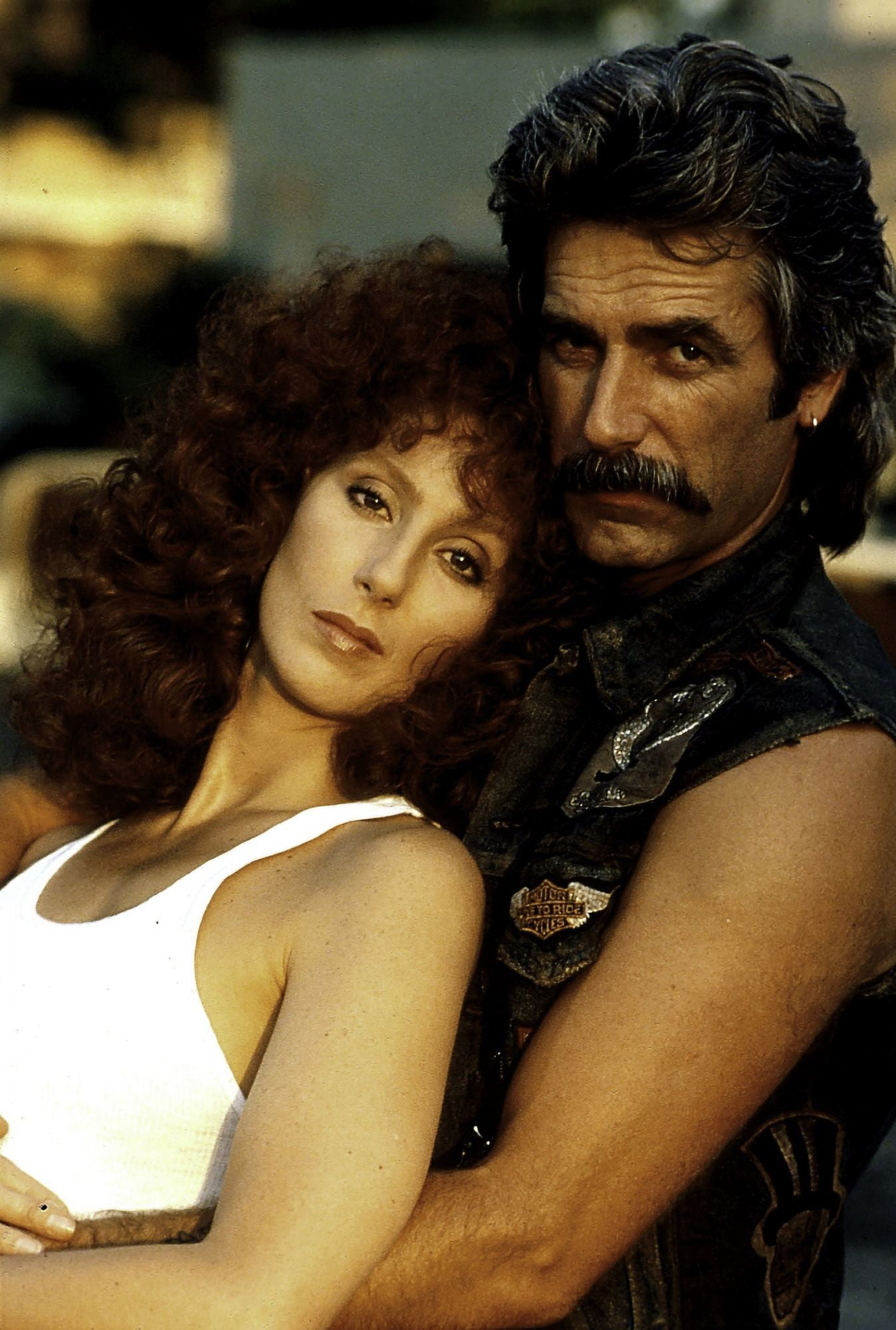 Where Can I Watch Mask With Cher For Free Film still featuring Cher and Sam Elliott in Mask Photo Print (24 x 30