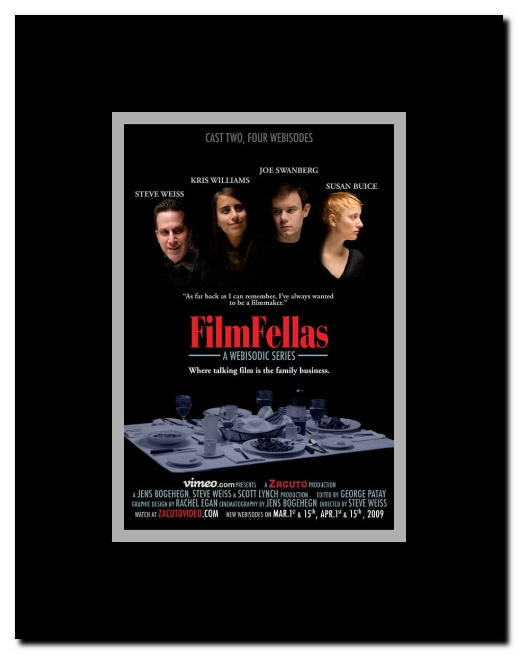 FilmFellas: Masters of Non-Fiction Framed Movie Poster