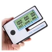 Filmed s Tester, VLT Transmittance Meter, UV Rejection Meter Transmission Spectrum Tester 950nm UV 365nm VR550nm ,Easy Test