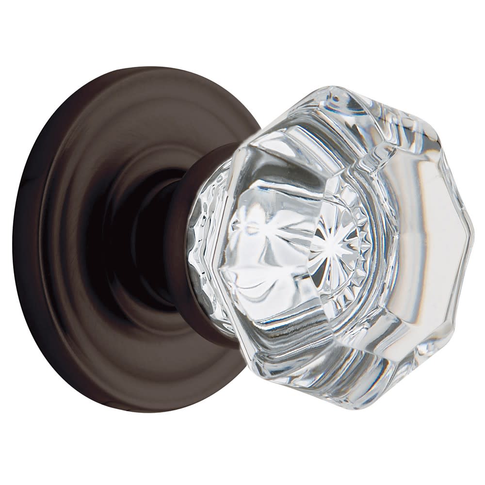 Filmore Oil-Rubbed Bronze Privacy Crystal Knob - image 1 of 7
