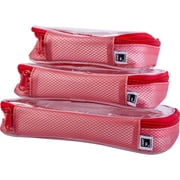 Filmsticks Thermoplastic Polyurethane Transparent Cases, Red, Set of 3