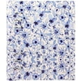 thumbnail image 1 of Filofax Clipbook, Refillable Patterns Notebook, Indigo Floral, A5 (8.25" x 5.75") Ruled, Plain and Quadrille Notes Pages, Undated Planner, Yearly, Monthly and Weekly Calendar (B023624), 1 of 3