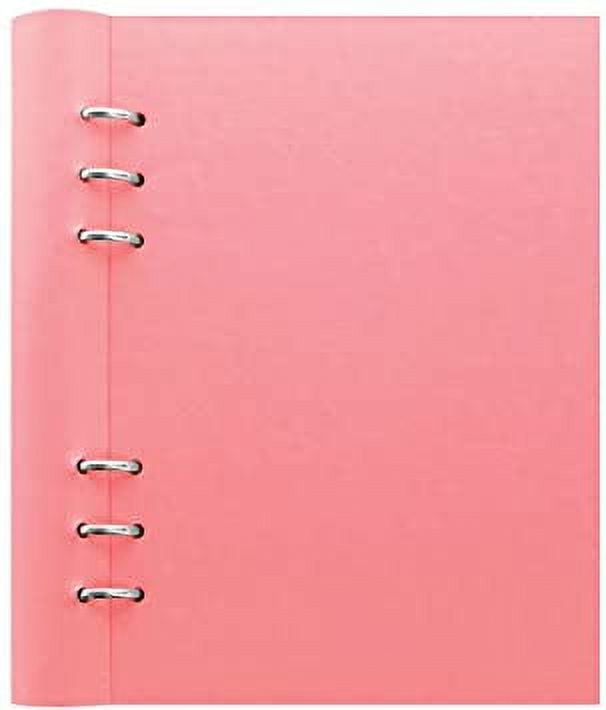 Filofax Clipbook, Rose Leather-Look Cover, A5, 8-1/4 x 5-3/4 (B023622) 