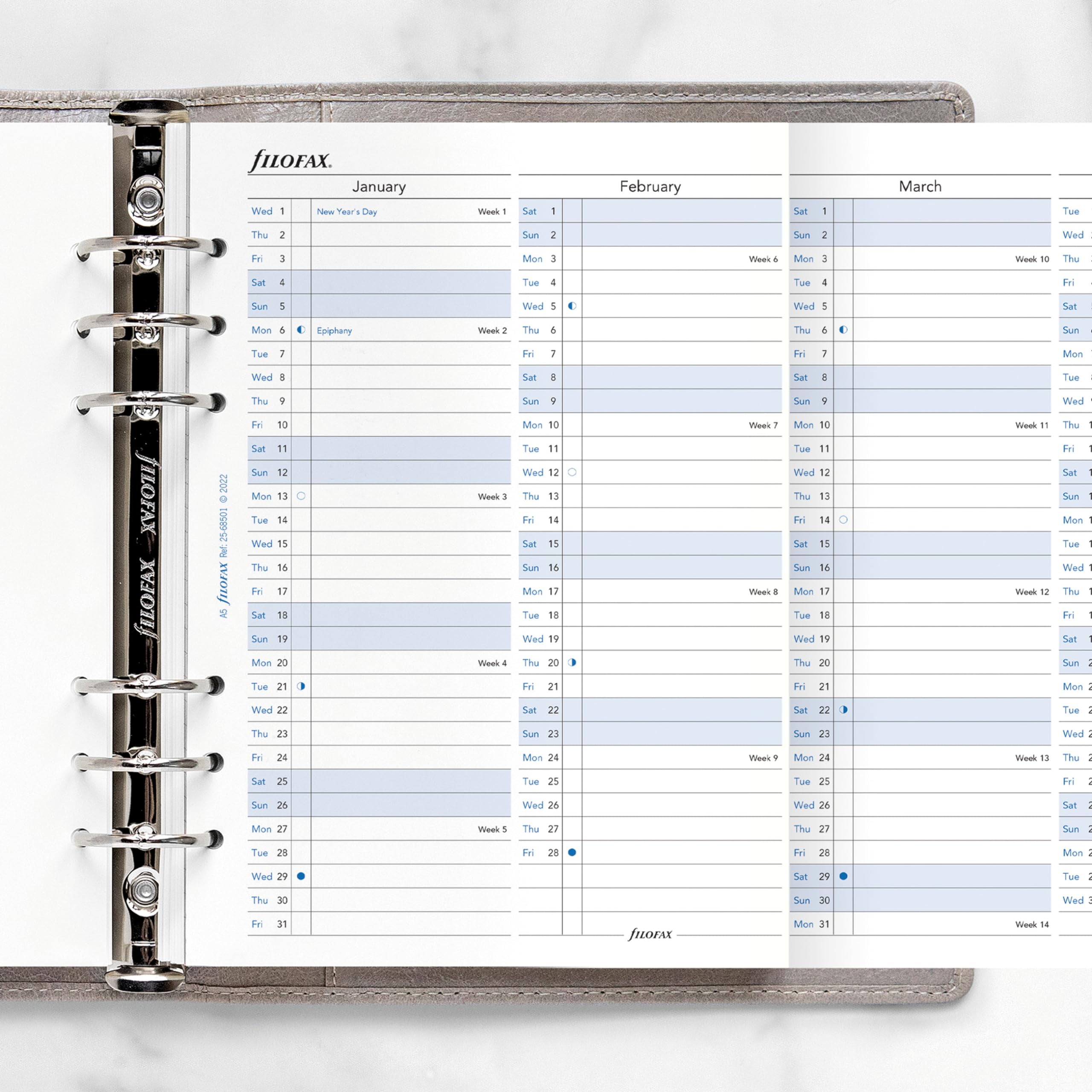 B6 Planner Refill Inserts