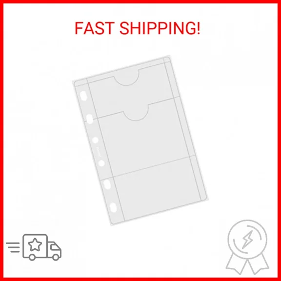 Filofax Organizer Accessory, Pocket Size, Credit Card Holder, Transparent (B2136