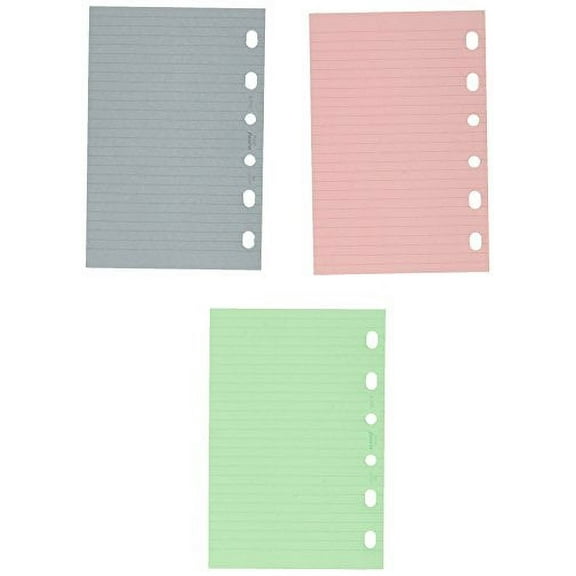 Filofax - Papers Ruled Notepaper - Fashion Colors - Pocket Size
