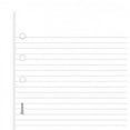 thumbnail image 1 of Filofax - Papers Ruled Notepaper - White - 100 Pack - Pocket Size, 1 of 2