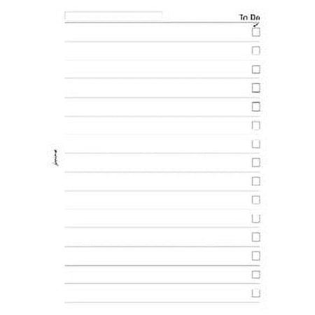 Filofax - Papers To Do List - Personal Size