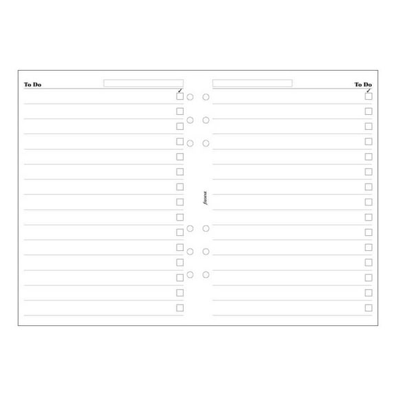 Filofax - Papers To Do Lists - A5