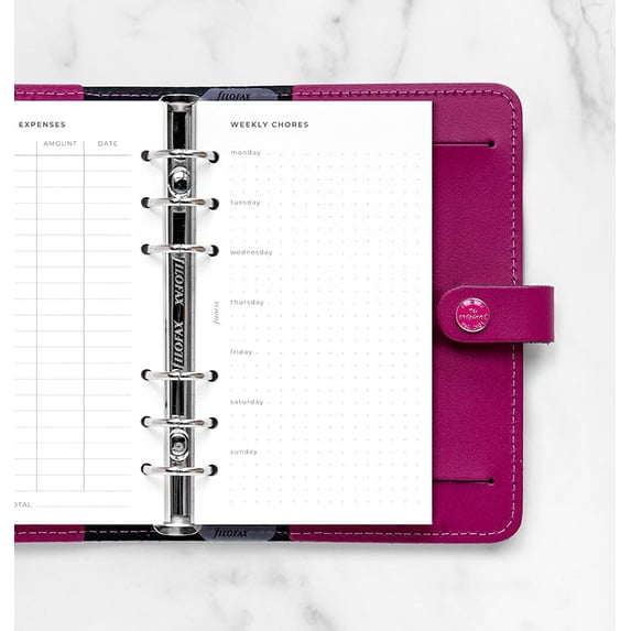 Filofax Personal Size Organizer Household Planner Refill, 6.73-inches Height