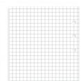 thumbnail image 1 of Filofax - Quadrille A5 - White - Notepaper Refills, 1 of 2