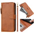 thumbnail image 1 of Filp Case for Samsung Galaxy A20S Zipper Pocket Magnetic Flip Wallet Phone Case with 7 Card Slots and Wrist Strap, 1 of 5