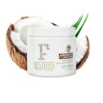Filpo Coconut Milk Hair Mask, Hair Conditioning Treatment for Dry and Damaged Hair, 16 fl oz