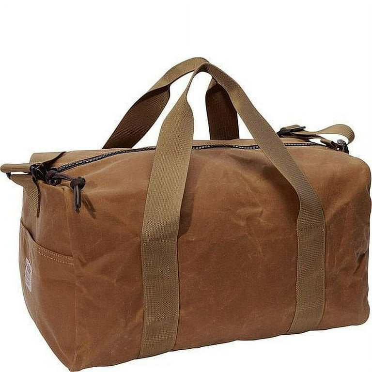 Filson Tin Cloth Small Duffle Bag Dark Tan, perfect overnight bag