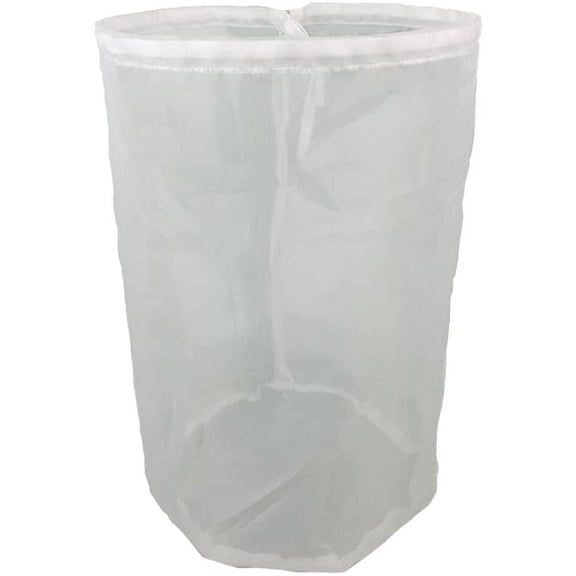 Filter Bag, Wrewing Food Grade 100 Mesh Straining Bag Large Strainer for Hops Grains Home Brewing Fermenting Accessory (40x45cm)
