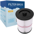 thumbnail image 1 of Filter Bros 17816 Compatible With Craftsman Replacement Filter For General Purpose Shop Vacuums Red Stripe Cartridge, 1 of 7