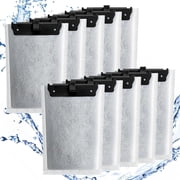 Filter Cartridge for Tetra Whisper Bio-Bag Filters, Medium Cotton Replacement Filter Cartridges for Aquariums Compatible with Tetra Whisper 10i, IQ10, PF10 and ReptoFilter, 10 Pack