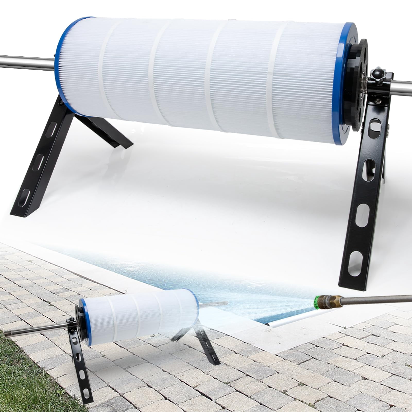 Cartridge Cleaning Pool Filter Cleaning Stand - Stainless Steel ...