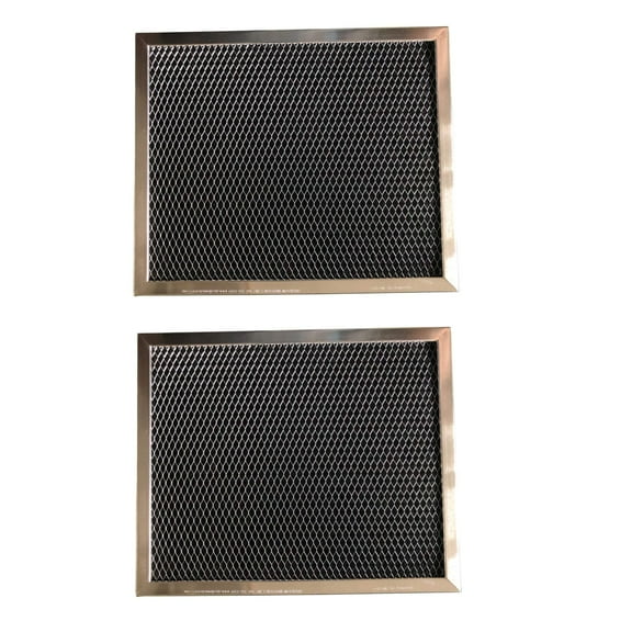 Filter Everything Replacement Filters Compatible With Broan 99010123 Carbon Filters - 8-3/4 x 10-3/4 x3/8 (2-Pack)