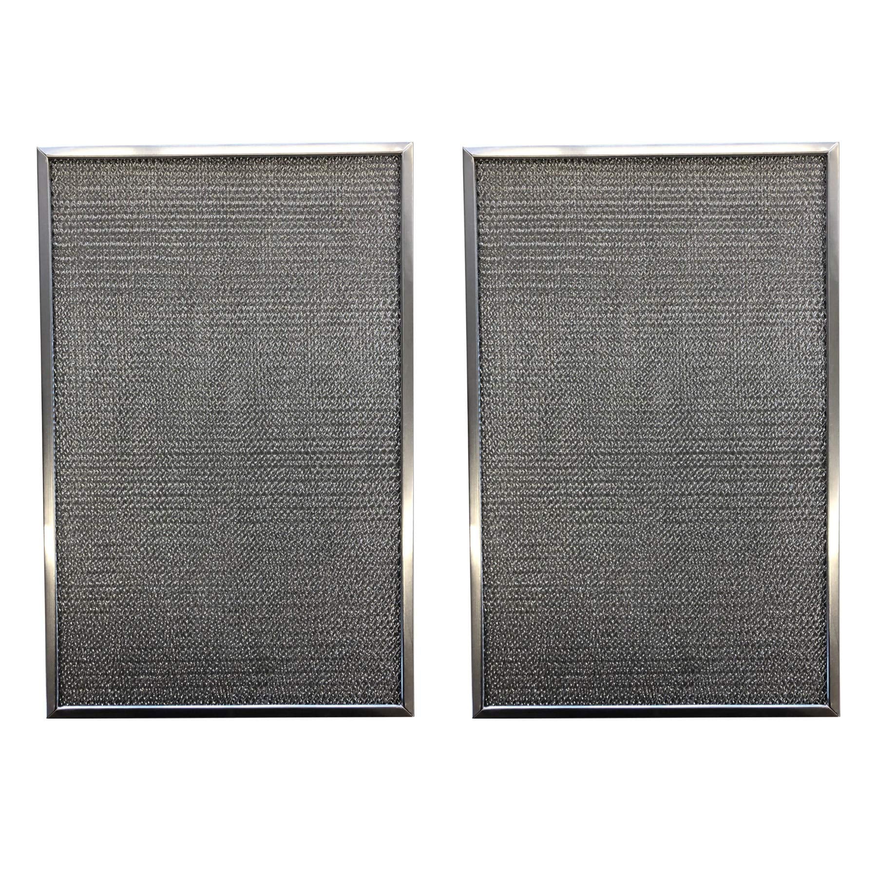 Filter Everything Replacement Filters Compatible With Honeywell Models F50E1223 Aluminum Filters - 9-7/8 X 19-13/16 X 3/8 (2-Pack)