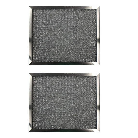 Filter Everything Replacement Filters Compatible With Hughes MRO 893712 Aluminum Filters - 9-1/2 x 11-3/4 x 3/8 (2-Pack)