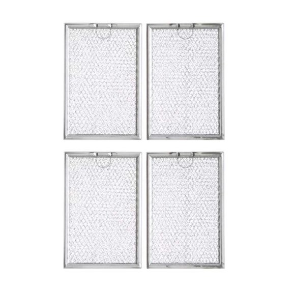 Filter Everything Replacement Filters Compatible With LG / Zenith 5230W1A002A Aluminum Filters - 5 x 7-5/8 x 3/32" (4-Pack)