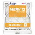 thumbnail image 1 of Filter King 16.25x21x1 Air Filter | 4-PACK | MERV 13 HVAC Pleated A/C Furnace Filters | MADE IN USA | Actual Size: 16.25 x 21 x .75", 1 of 5