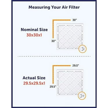 Filter King 16x27x1 Air Filter | 6-PACK | MERV 11 HVAC Pleated A/C Furnace Filters | MADE IN USA | Actual Size: 15.5 x 26.5 x .75"
