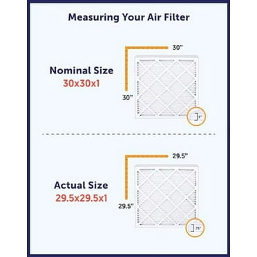 Filter King 17x4x1 Air Filter | 4-PACK | MERV 8 HVAC Pleated A/C Furnace Filters | MADE IN USA | Actual Size: 17 x 4 x .75"